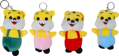 Image de Porte-clés en peluche Tigre en short 11 cm Midex