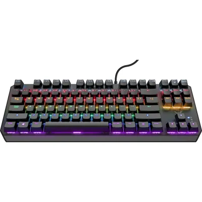 Produktbild von Trust GXT 834 Callaz, Kabelgebunden, USB, Mechanischer Switch, QWERTY, LED, Schwarz