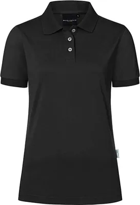 Immagine prodotto di Karlowsky PF 6 | Poloshirt da lavoro da donna Poloshirt da donna in fantasia moderna - Colore: Nero (ca. Pantone 419C) - Taglia: S