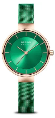 Produktbild von BERING Damen Uhr Solar Movement - Charity Collection mit Edelstahl und Saphirgla