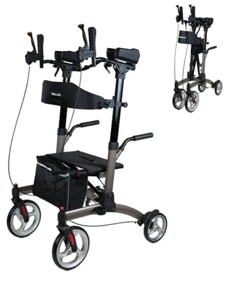 Produktbild von ErgoStand Arthritis-Rollator mit Unterarmauflagen, leicht & faltbar
