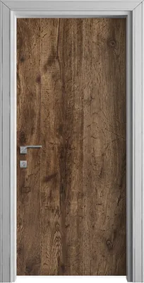 Produktbild von Tür Selbstklebende 90x210 cm Türfolie Türtapete Klebefolie - Dunkle Holz