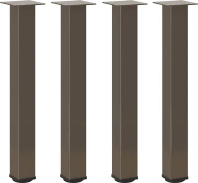 Produktbild von vidaXL Konsolentischbeine 4 Stk. Naturstahl 72-74 cm Stahl