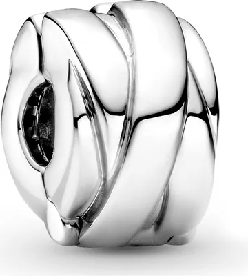 Obrázek produktu pro Pandora 799502C00 Přívěsek s klipem Dámské leštěné pásky Sterling Silver