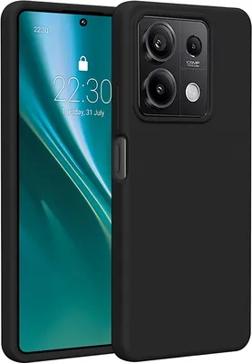 Produktbild von Etteri Silikonhülle für Xiaomi Redmi Note 13 5G Cover schwarz