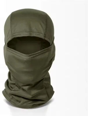 Obrázek produktu pro CHPN – Zelená kukla – Maska na obličej – Motocyklová maska – Ochrana obličeje – Teplá maska – Rychleschnoucí – Taktická maska – Armádově zelená – Šála – Kukla – Krytka na helmu