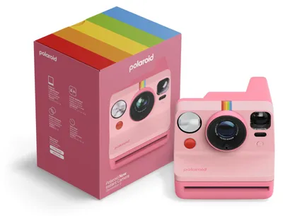 Produktbild von Polaroid Now Gen 3 Sofortbildkamera I-Type Rosa – Autofokus mit zwei Objektiven, Blitz, USB-C