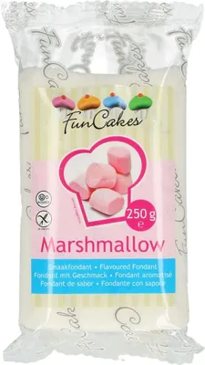 Produktbild von FunCakes Geschmacksfondant -Marshmallow- 250g