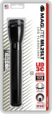 Produktbild von Maglite ML25LT, Taschenlampe, Schwarz, Aluminium, Drehregler, 1 m, IPX4