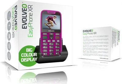 Zdjęcie produktu dla Evolveo EasyPhone XR Pink