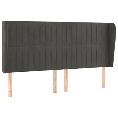 Produktbild von VidaXL 3118261, Dunkles Grau, Polyester, Holz, 2030 mm, 118 cm, 128 cm, 230 mm