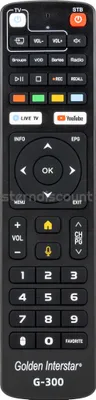 Produktbild von Bluetooth Fernbedienung für Beta X 4K PRO Golden Interstar HD Receiver PVR Ready