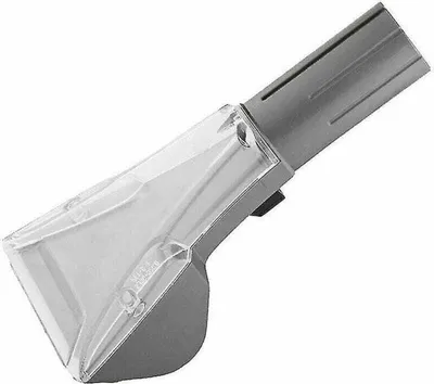 A close-up, angled view of a vacuum cleaner attachment.