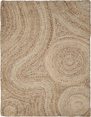 Produktbild von Wohnzimmer-Teppich, rundes Motiv, Reliefstruktur, NIBNA, Komfort