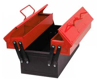 Obrázek produktu pro Kovový box na nářadí, červený
