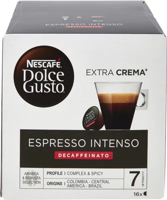 Image de Nescafé Dolce Gusto Espresso Intenso Decaffeinato capsule de café 16 pièce(s)