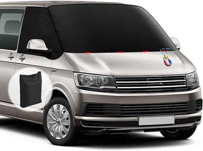 Immagine prodotto di Tenda per auto - Universale - Copri parabrezza - Tessuto Oxford 600D - Impermeabile - Per tutte le stagioni - VW T5 T6 - Protezione UV - Accessori per auto