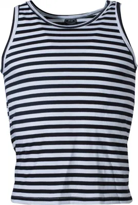 Produktbild von MFH Russ. Marine Tank-Top weiß-blau Gr.XL
