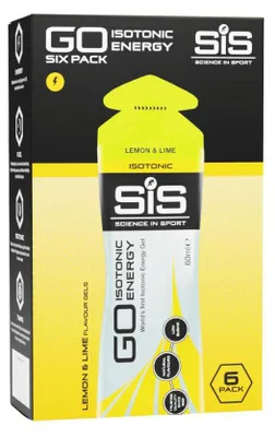 Produktbild von SIS GO Isotonic Energy Gels (6x60ml) Lemon & Lime - Energie & Ausdauer - Energie-Gel
