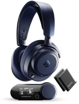 Image de Steelseries Arctis NOVA PRO OMNI M.BLUE, filaire et sans fil, gaming, casque, bleu marine