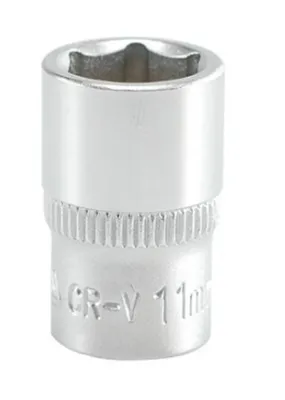 Produktbild von Kurzer Steckschlüssel 6-Kant Crv 1/4'' 11Mm - Yt-1410