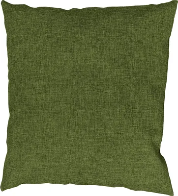A green pillow is shown against a white background.
