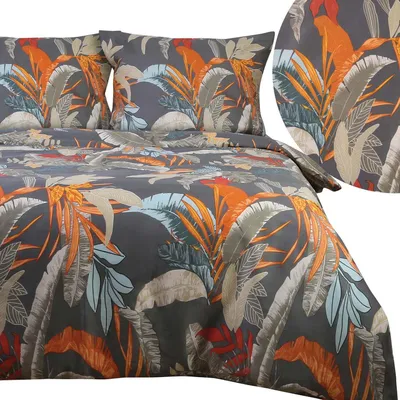 Produktbild von Darymex SATYNLOVE Satin-Bettwäsche 140x200 Pflanzenmuster