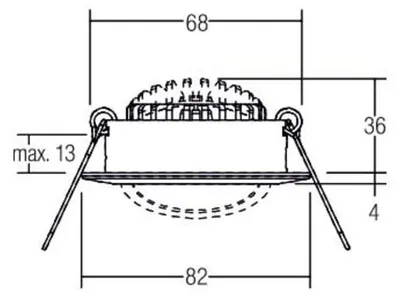 Produktbild von Brumberg 41463073, 3 K, 630 lm, IP20, Weiß