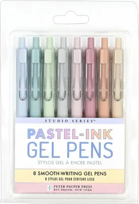 Immagine prodotto di Penne gel pastello 8 colori pastello Peter Pauper Press