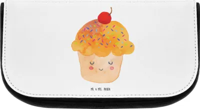 Produktbild von Mr. & Mrs. Panda kosmetiktäschchen Cupcake - Weiß - Geschenk, Waschbeutel, Organizer, kosmetik, Backen, Wunder, Muffin, Cupcakes, Lustige Sprüche, kulturtäschchen
