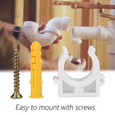 Image de Collier de serrage, Collier de serrage en plastique, Collier de serrage pour tuyaux d'eau, Collier de serrage pour tuyaux de gaz, Collier de serrage en PVC