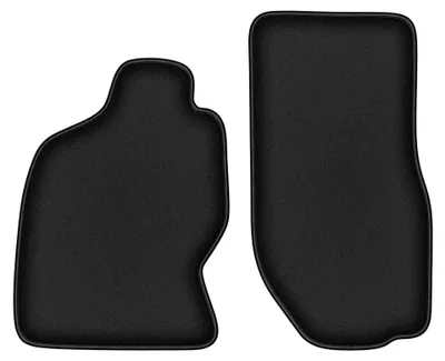 Image de Tapis avant en moquette pour Ford Maverick MK1 1994-2003 – 2 pièces, noirs, sur mesure – Wielganizator DURBAN