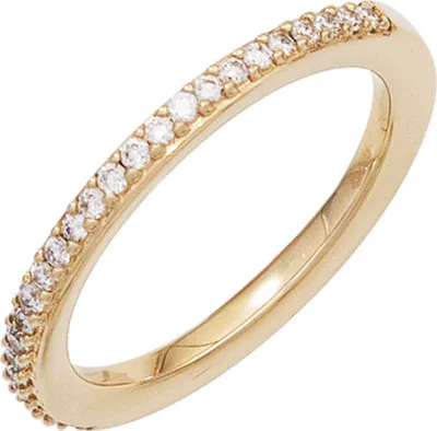 Produktbild von Ring Damenring mit 26 Diamanten Brillanten 585 Gold Gelbgold schlicht & edel Innenumfang 58mm  Ø18.5mm