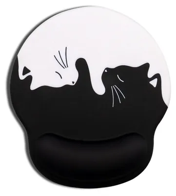 Immagine prodotto di Tappetino per mouse con cuscino in gel e poggiapolsi, ergonomico, lavabile, antiscivolo, dimensioni 230 x 250 x 25 mm