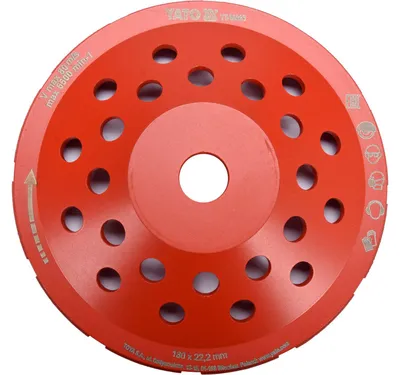 Immagine prodotto di Mola diamantata, disco abrasivo 180mm M14