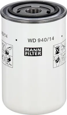 Produktbild von Ölfilter MANN-FILTER WD 940/14 Anschraubfilter
