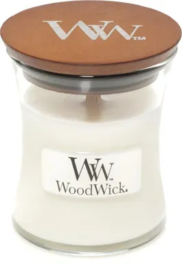 Productafbeelding van White Teak Mini candle kaars WoodWick