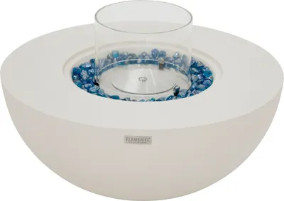 Produktbild von ROCA ETHANOL FIRE TABLE | Skulpturaler Stein-Look | Bioethanol | Wetterbeständig & CO₂-arm | Für Garten & Terrasse
