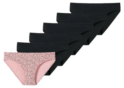 Produktbild von Mädchen Slip 6-Pack 95/5 Organic Baumwolle - sortiert 5 - Größe 176
