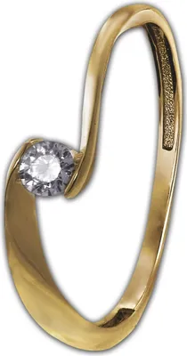 Produktbild von GoldDream Ring Damen Gr. 56 17,8 Echtgold333er Gelbgold goldweiß D2GDR530Y56