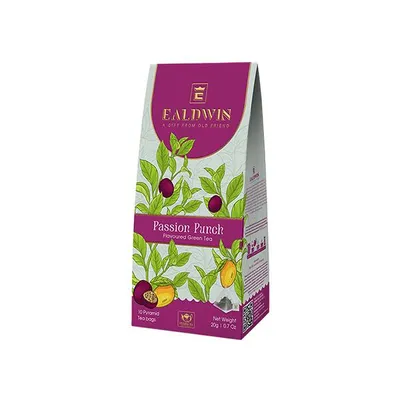Obrázek produktu pro EALDWIN Passion Punch 20g (10 pyramid, zelený čaj)