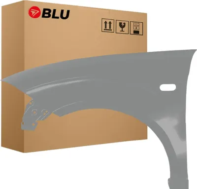 Zdjęcie produktu dla BLU Błotnik Premium pasujący do Seat Toledo III 3 LS7U Lewy Srebrny Grau Sombra | 2004-2009 | Przedni Przód | Lakierowany | Gotowy do montażu | Ocynk