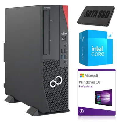 Produktbild von PC Computer Fujitsu ESPRIMO D7011 Desktop | Intel i5-10400 | 16 GB DDR4 | 512 GB SSD | Win11 | Grade A