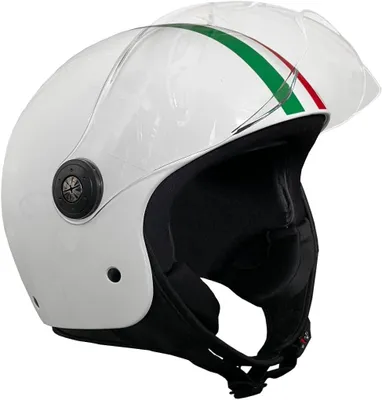 Produktbild von Jethelm RALLOX 229 Italia Motorradhelm Größe M in Weiß mit klarem Visier
