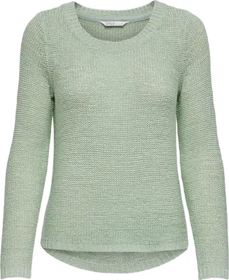Produktbild von ONLY Basic Strickpullover Stretch Sweater Langarm Rundhals Shirt ONLGEENA Größe: L