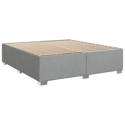 Produktbild von "im Sonderangebot"Bettgestell/Doppelbett ️Hochwertiges - Polsterbett Erwachsene/r /Kind - ohne Matratze - Hellgrau 180x200cm Stoff - Klassische Betten DEMöbel983111