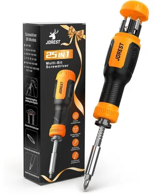 Immagine prodotto di Set di cacciaviti multifunzione 25-in-1 con punte Torx, a taglio, a croce, a Esagono, Pozidriv, con magnete