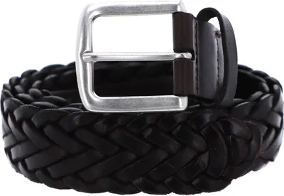 Produktbild von Marc O'Polo Leder Gürtel 35mm Braided Leather Belt W105 Dark Brown braun