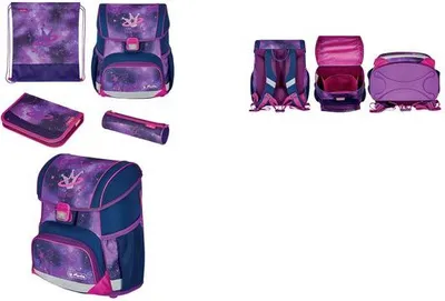 Image de Herlitz 50037384 Herlitz Schulranzen Loop Plus Galaxy Princess