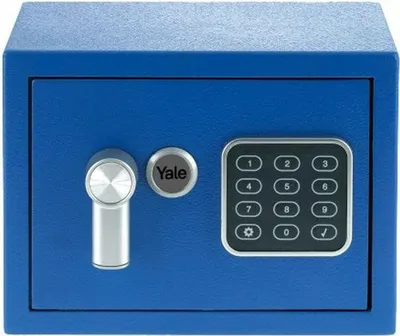 Immagine prodotto di Yale YSV/170/DB2/B Cassaforte a libero posizionamento 3,8 L Acciaio Blu